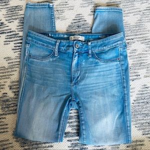 Abercrombie & Fitch Denim Jeans Ankle Light Wash